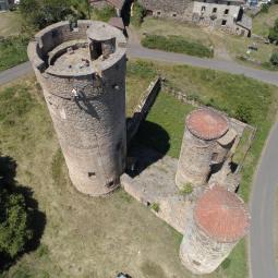 Travaux en hauteur Haute loire Donjon du Chateau de Mercoeur